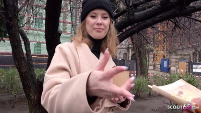 German Scout – Schlanke Studentin Casey abgeschleppt und bei Fake Casting Model Job gefickt