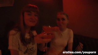We almost got caught! Risky Fuck in a Club!