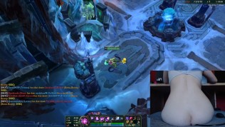 Anal for every death (inflatable plug) I almost cried League of Legend #7 Luna