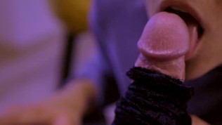 SENSUAL TONGUE BLOWJOB AND HUGE CUMSHOT ON GIRLFRIENDS LIPS| SOFTAPPROUCH