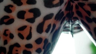 compilation of latex rubber facesitting video, hot MILF in fetish catsuit