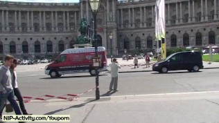 Hot Blonde Naked In Public Streets