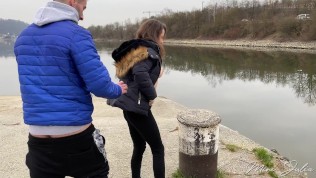 Risky PUBLIC Doggy Fuck – I Was Very Horny And In Need For A Quick Fuck – Mini Julia