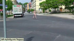 Jeamie – Hot Public Nudity Movie With Horny Babe