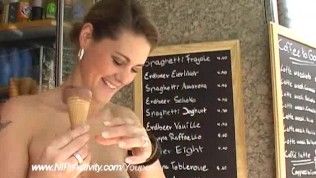 Maria – Hot Public Nudity With Sweet Babe