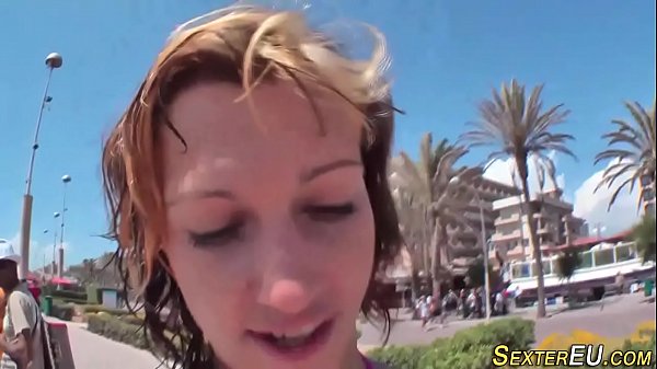German teen sucks cock