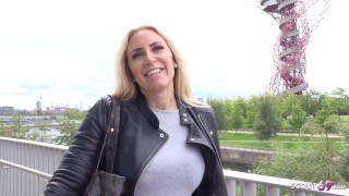 GERMAN SCOUT – BIG ASS AND BOOBS MILF KARLIE PICKUP AND ROUGH FUCK AT STREET CASTING