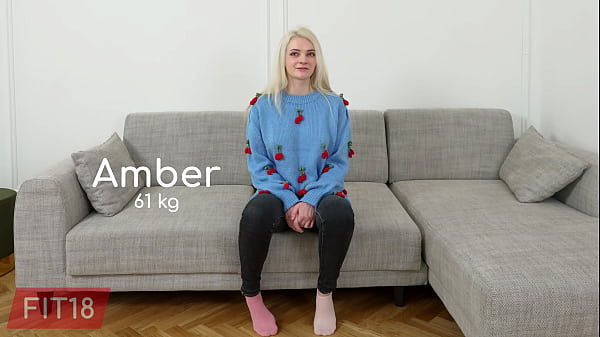 Fit18 – Amber Kawaii – Casting Tall Blonde German In White Bodysuit – 60FPS POV
